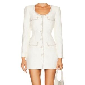 Self portrait size 2 tweed dress petite